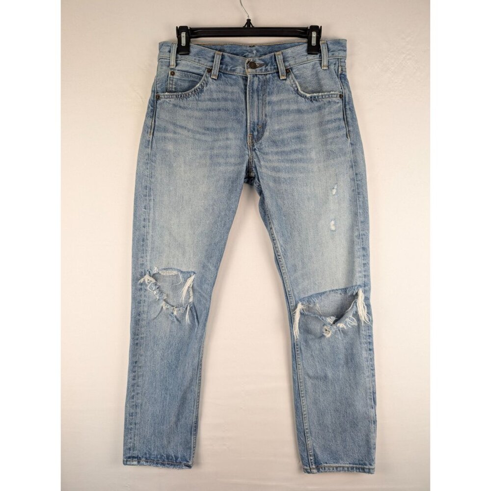 Premium Levis 505C Mens 28x27 Distressed Light‎ Wash Jeans